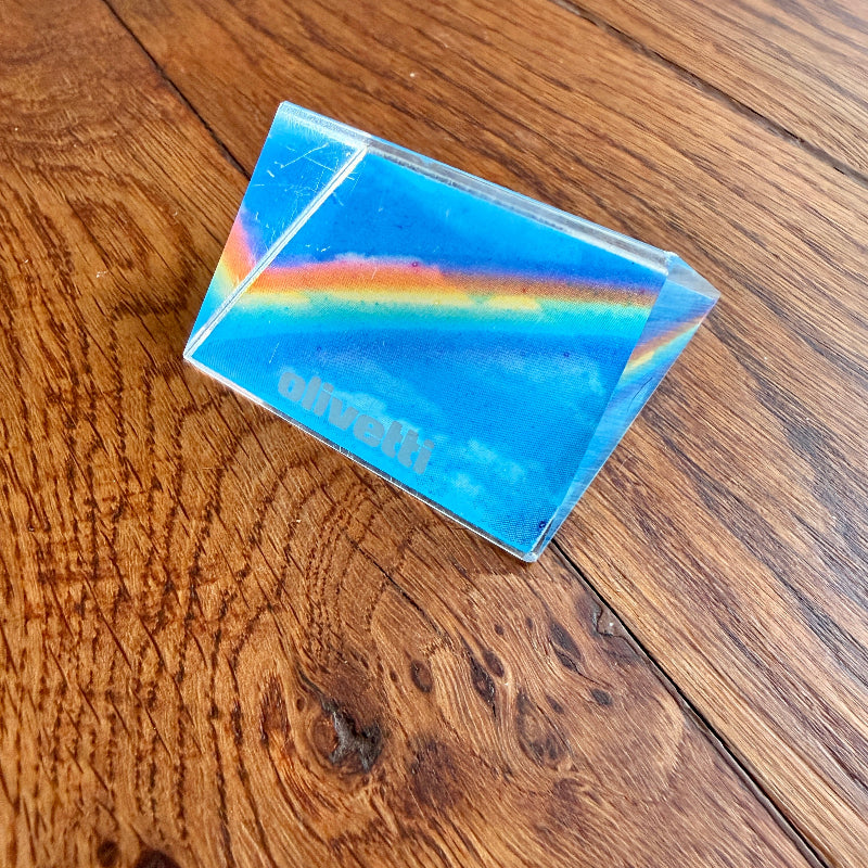 Olivetti Fermacarte da scrivania in Plexiglass - Italia 1980