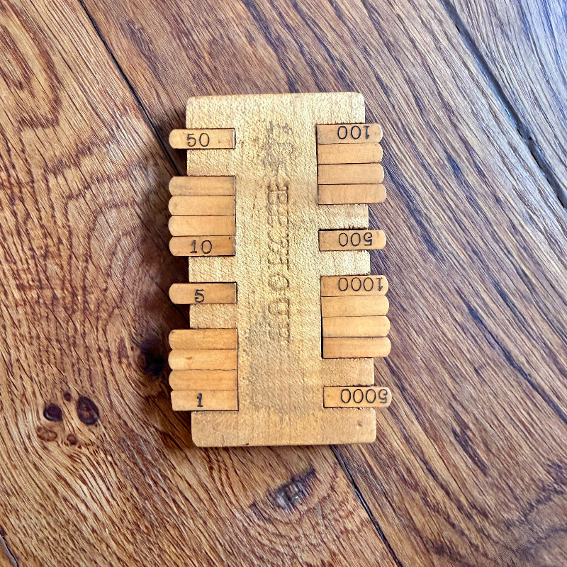 bezique segnapunti vintage