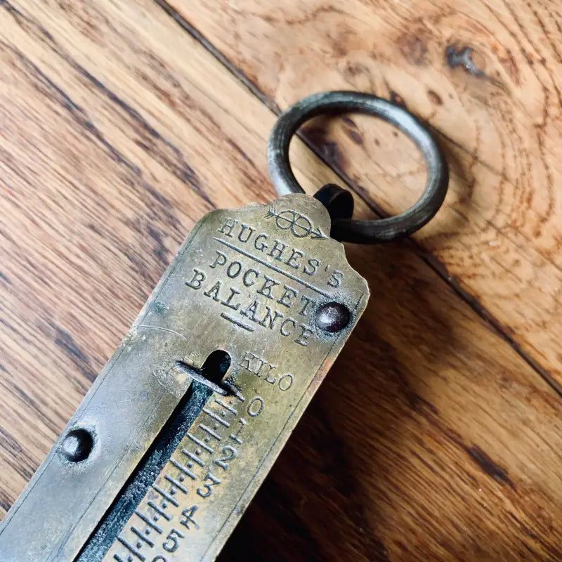 Hughes's Patent pocket brass balance scale – Dispensa Vintage