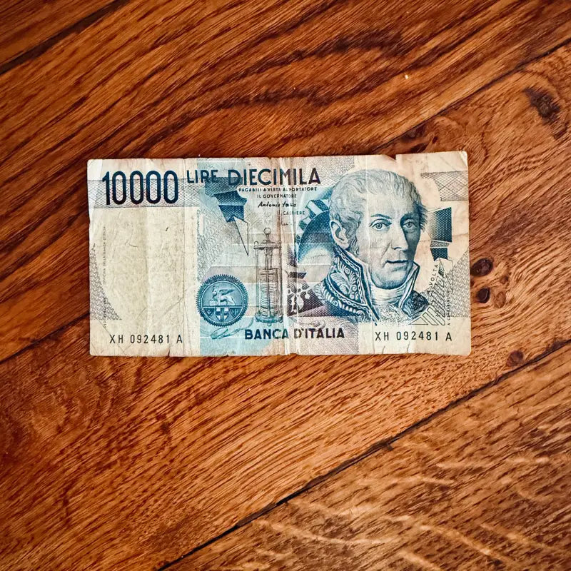 Banconota 10000 Lire Alessandro Volta - Italia 1994 - Banconote