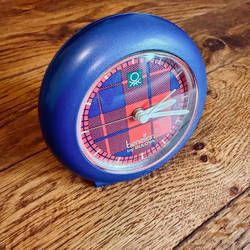 Benetton Bulova Sveglia Vintage Space Age Germania 1989 Sveglie