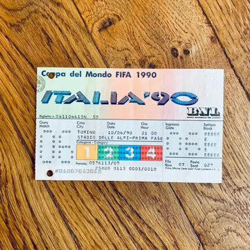 Biglietto Mondiali Italia 90 Stadio Delle Alpi - Italia 1990 - Biglietti