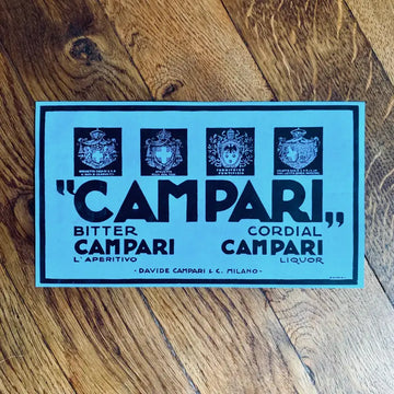 Bitter Campari Cordial Liquor Pubblicità Rivista Originale - Italia 1925 - Poster