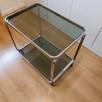 Carrello bar con struttura in acciaio - Carrello