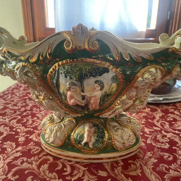 Centrotavola antico in ceramica - Ceramica