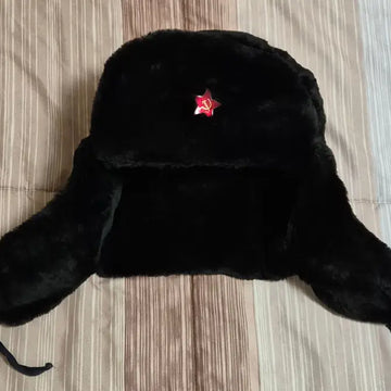 Colbacco originale proveniente dalla vecchia Unione Sovietica - Accessori