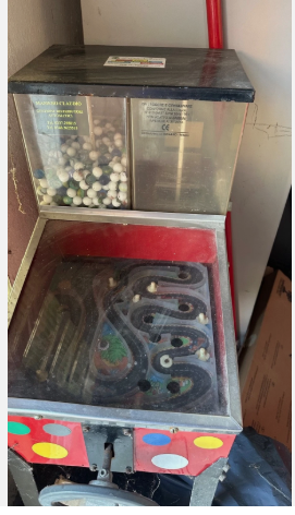 Flipper Vintage con Distributore Biglie Anni '80-'90 da Collezione