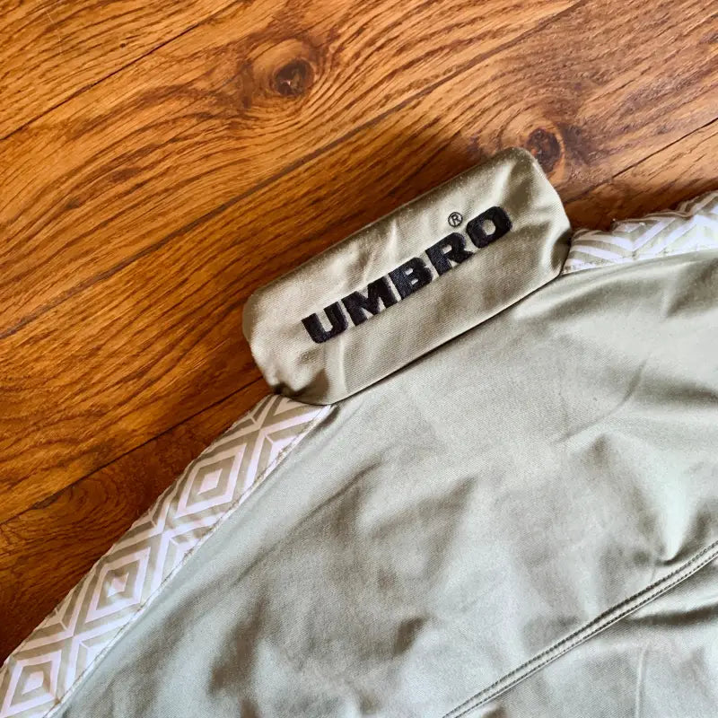 Felpa Umbro vintage Beige con Bande Logo Retro - Italia 1994 - Felpa
