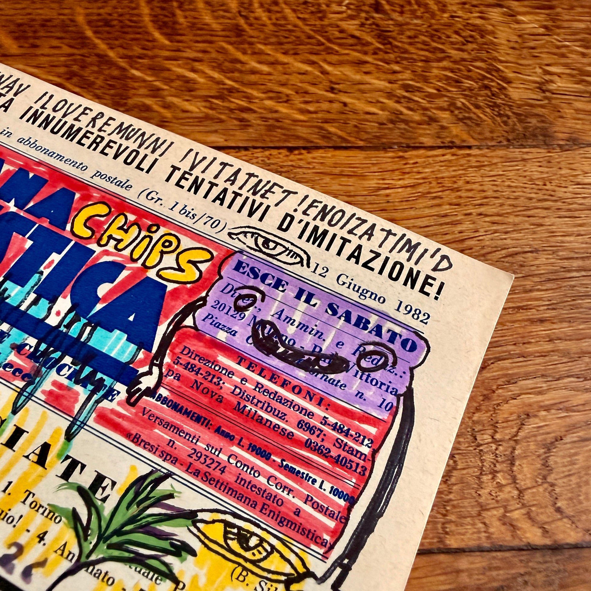 La Settimana Chips – Max Petrone × Dispensa Vintage, dettaglio