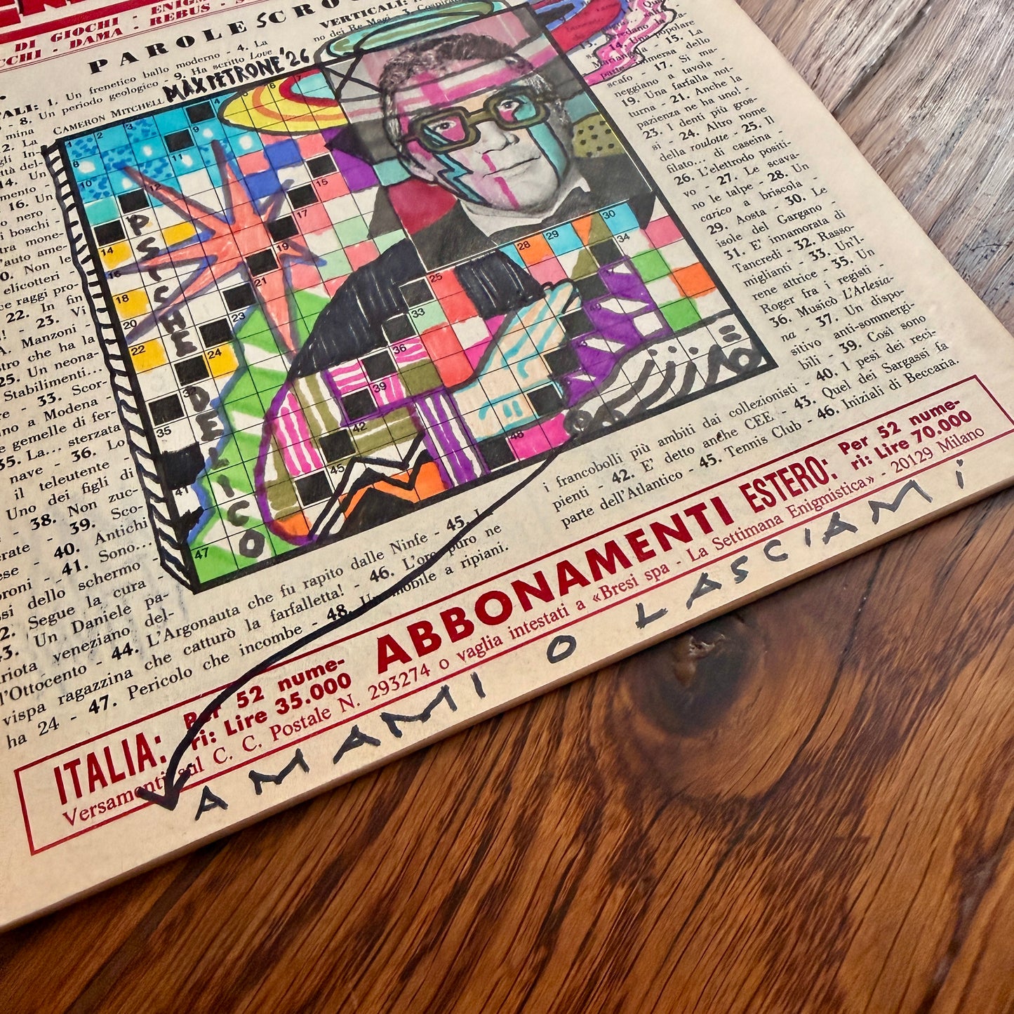 La Settimana Psichedelica – Max Petrone × Dispensa Vintage, dettaglio