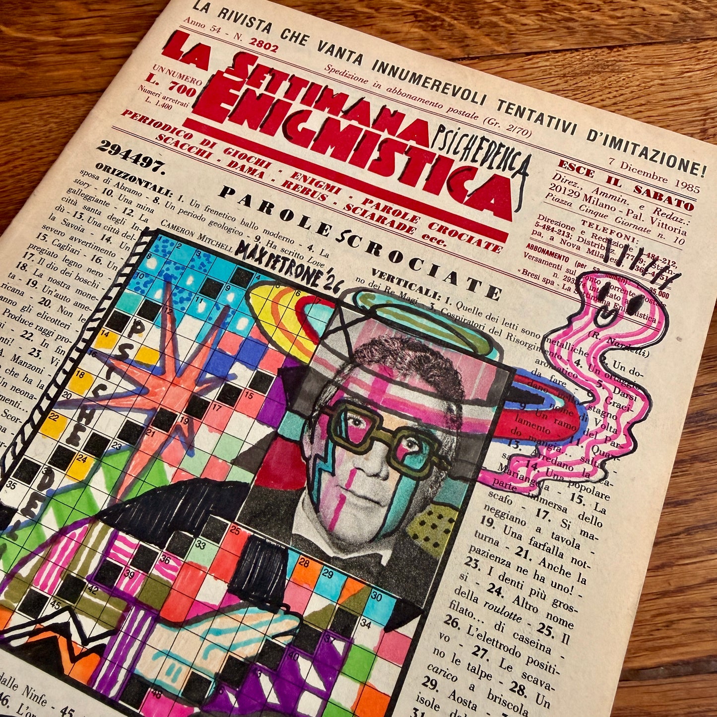 La Settimana Psichedelica – Max Petrone × Dispensa Vintage, dettaglio