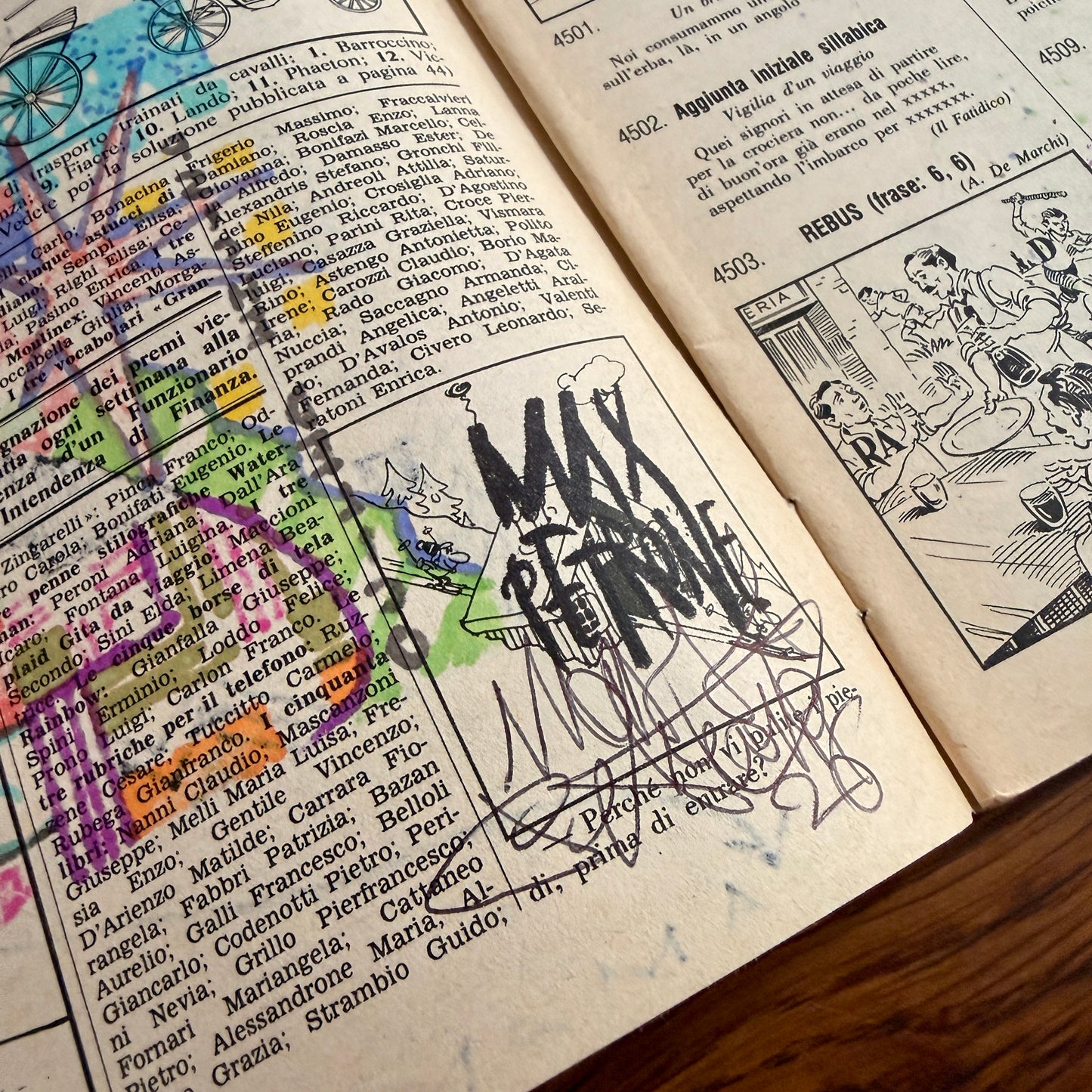 La Settimana Psichedelica – Max Petrone × Dispensa Vintage, dettaglio