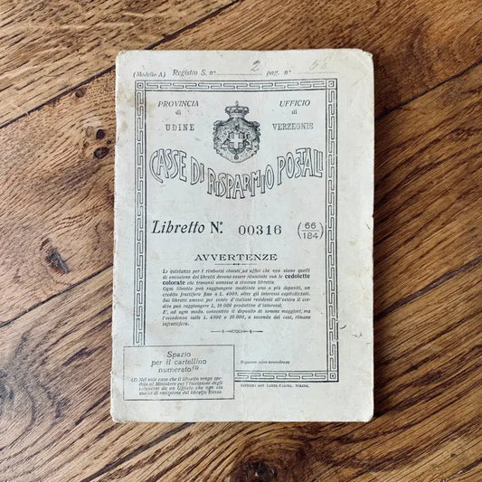 Libretto Regno d’Italia Casse di Risparmio Postale - Italia 1917 - Libri