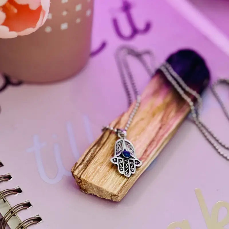 Mano di Fatima Ciondolo Vintage in Argento - Italia 1998 - Ciondoli