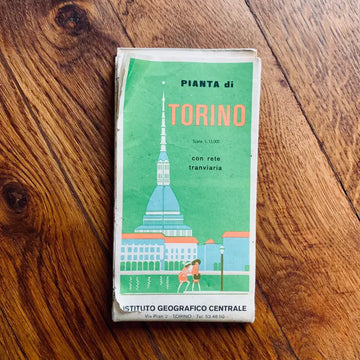 Mappa di Torino con illustrazione - Italia 1973 - Mappe Stradali
