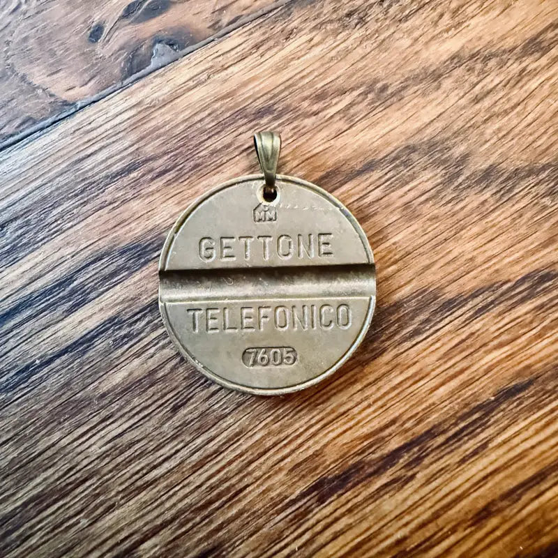 Moneta Ciondolo Gettone Telefonico Vintage CMM - Italia 1980 - Ciondoli