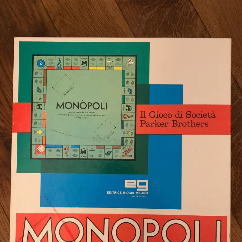 Monopoli ’Editrice Giochi’- Italia 1986 - Giochi da tavolo