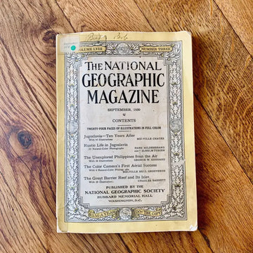 National Geographic Magazine Rivista Vintage - USA 1930 - Riviste vintage