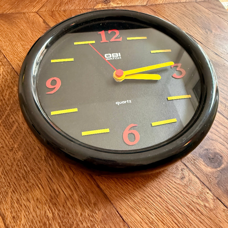 Orologio da parete Space Age OBI Watch - Italia 1980