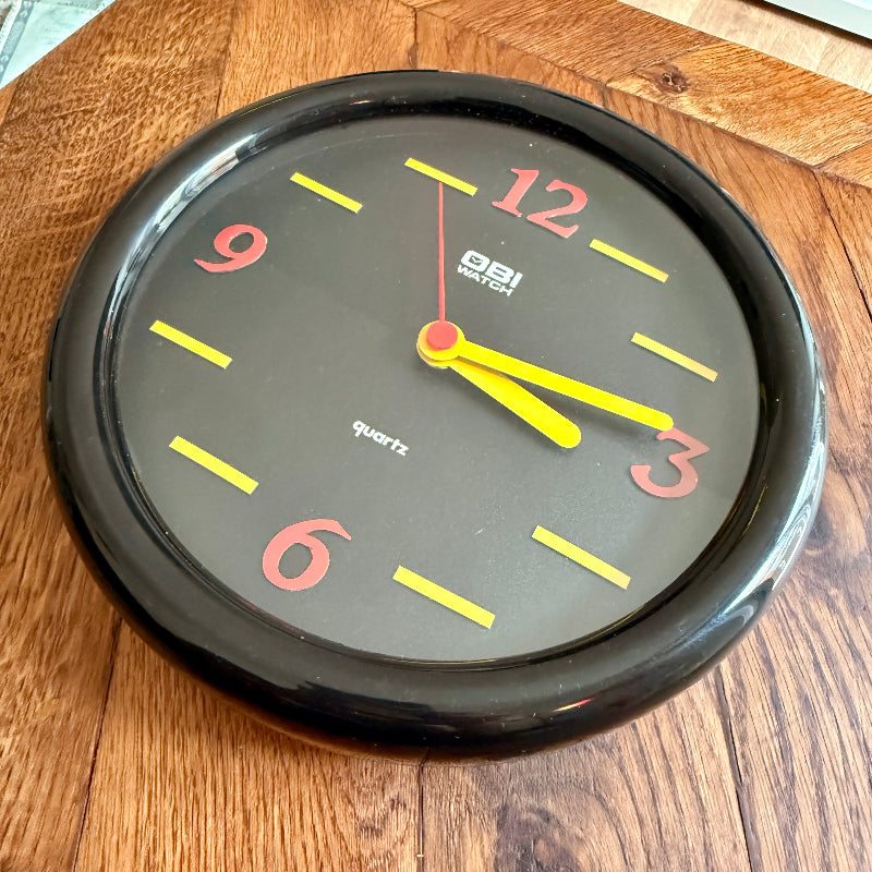 Orologio da parete Space Age OBI Watch - Italia 1980