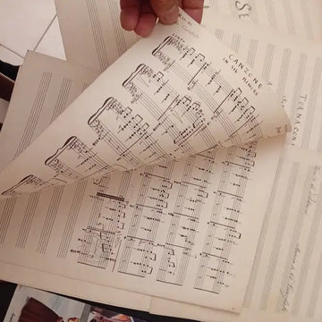 Partiture scritte a mano originali di Angelo Garofalo (Gioacchino) - Spartiti musicali