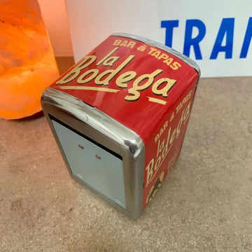Portafazzoletti vintage da bar modernariato - Spagna 2000 - Portafazzoletti
