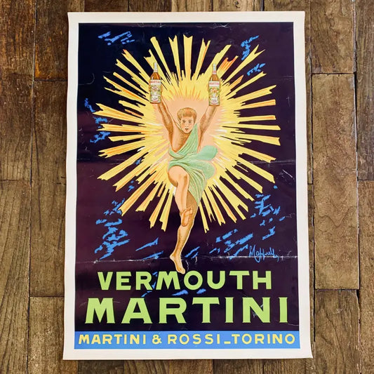 Poster vintage Vermouth ’Martini e Rossi Torino’ - Italia 1980 - Poster