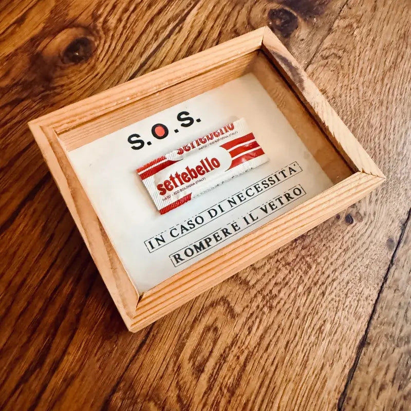 Preservativi Settebello Quadro Promozionale SOS - Italia 1990 - Specchi e cornici