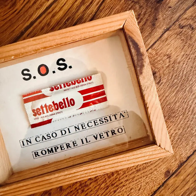 Preservativi Settebello Quadro Promozionale SOS - Italia 1990 - Specchi e cornici