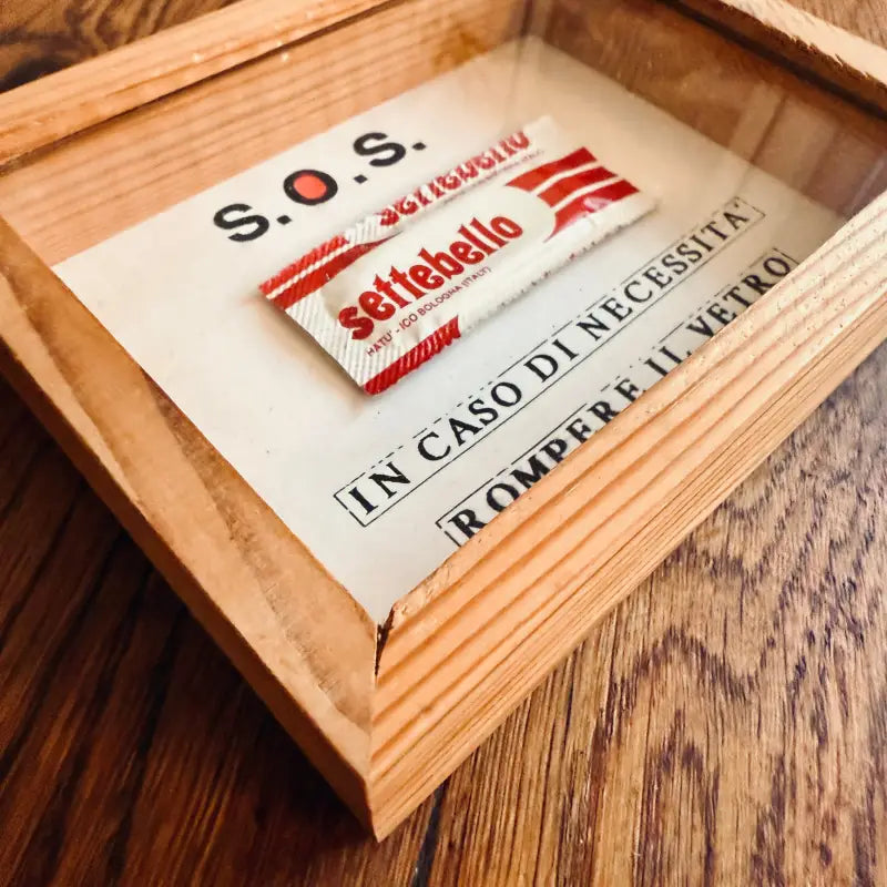 Preservativi Settebello Quadro Promozionale SOS - Italia 1990 - Specchi e cornici