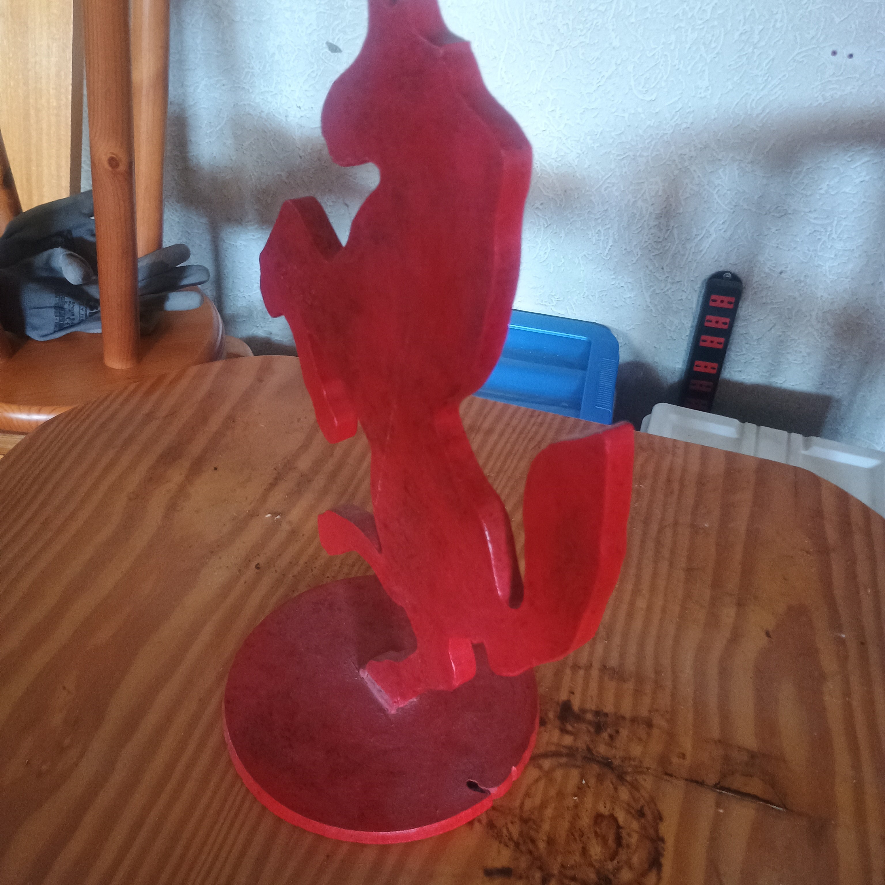 Scultura in ferro artigianale raffigurante il Cavallino Rampante della Ferrari