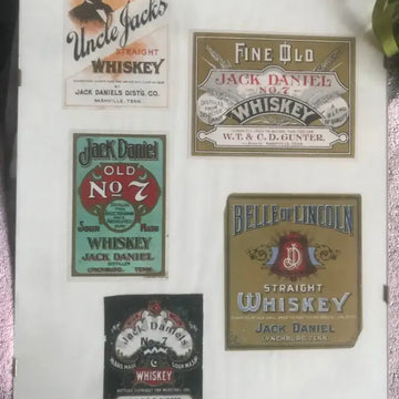 Riproduzione vecchie Etichette Jack Daniels - Varie