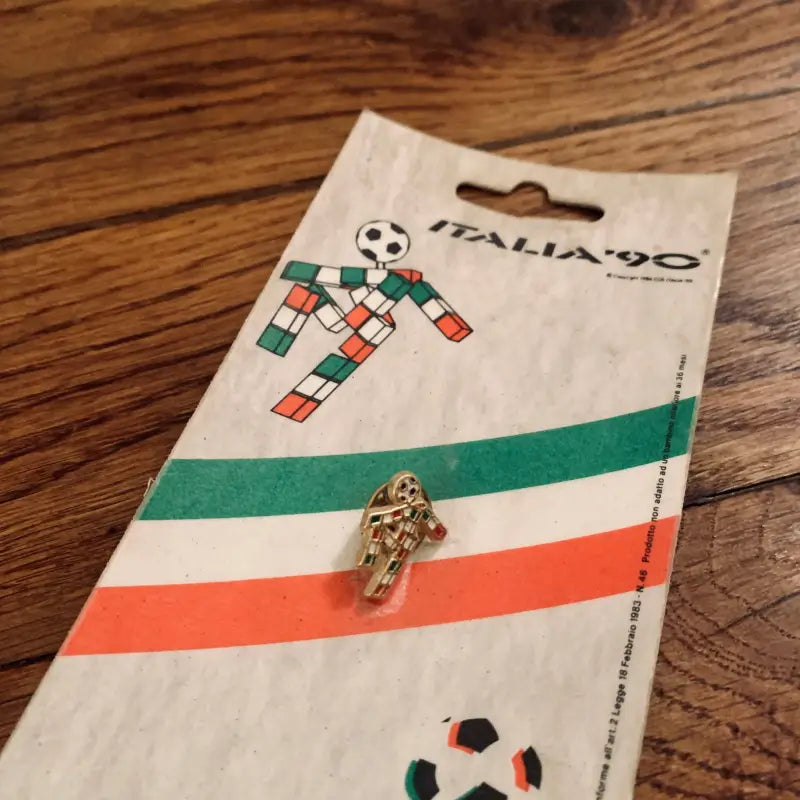 Quadretto Ciao Mondiali Italia 90 - Objet Souvenir - Lire Description (Italie)