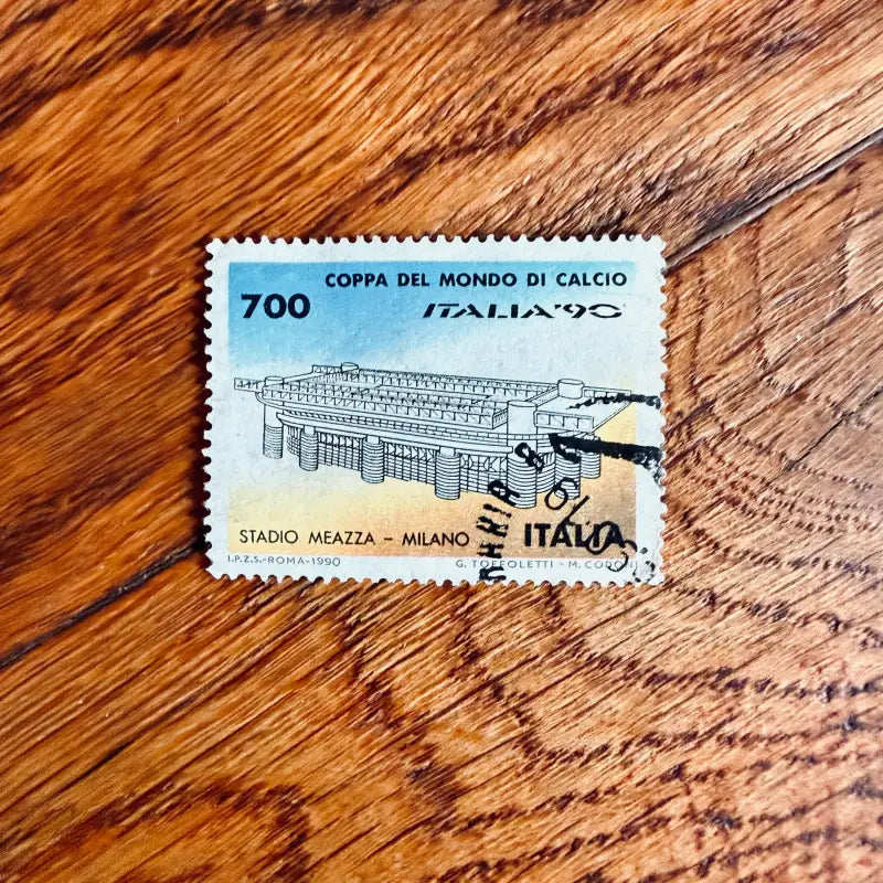 Stadio San Siro Giuseppe Meazza Francobollo Mondiali di Calcio - Italia 1990 - Francobolli