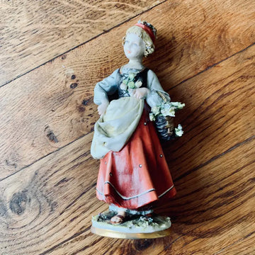 Statua Capodimonte Country Girl - Italia 1989 - Statue