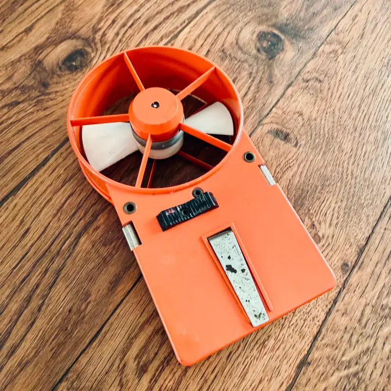 Ventilatore Portatile Arancione F.lli Pagani Milano - Italia 1975 - Ventilatori