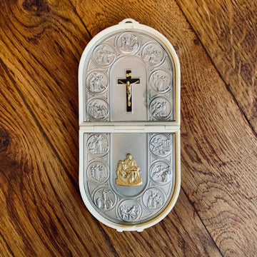 Via Crucis Cristo Gesù Madonna Altare da Viaggio - Italia 1960 - Religione