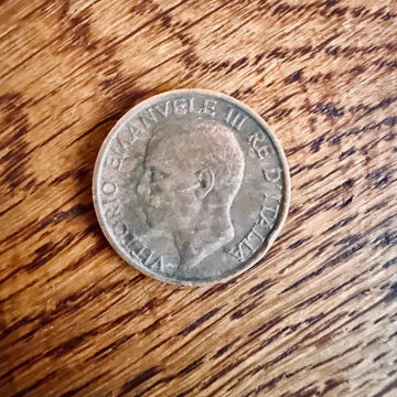 Vittorio Emanuele III Moneta 10 Centesimi Lire Api - Italia 1921 - Monete